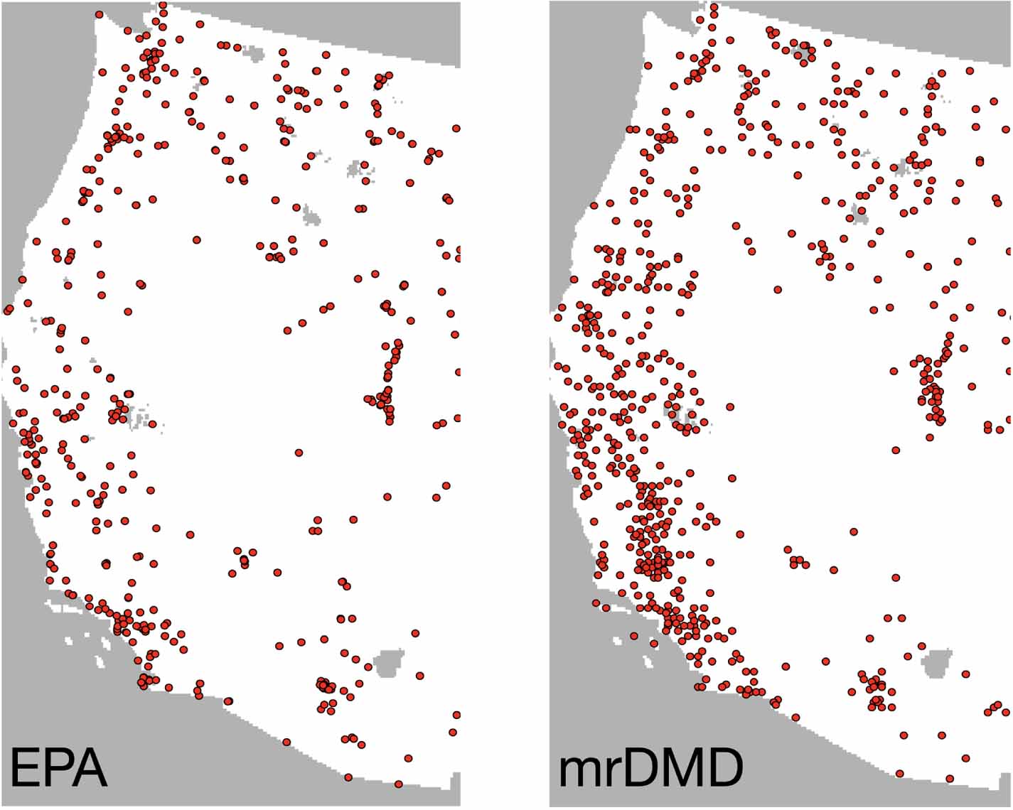 PM2.5 sensor locations